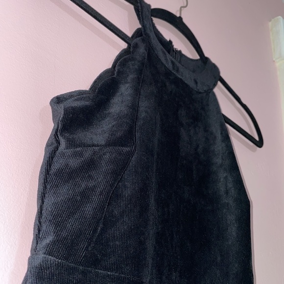 NWT Black Soft Corduroy Dress - Picture 3 of 10